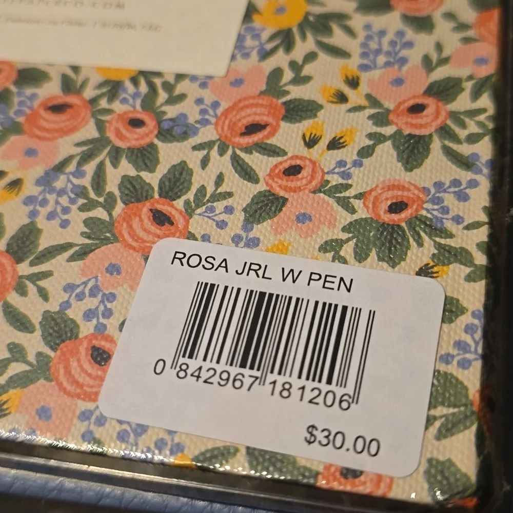 ❤️BUY 5 GET 3 FREE Rifle Paper Co. Journal with Pen, Retail $30.00US